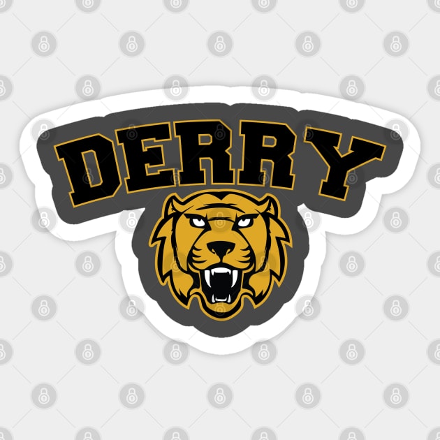 Derry High School Tigers Sticker by shanestillz